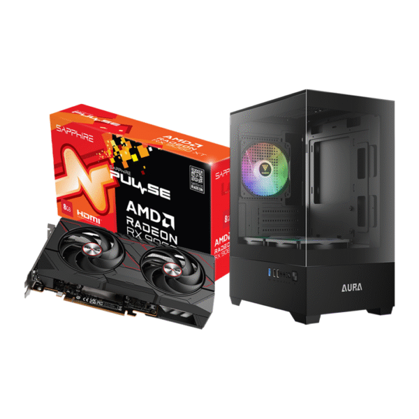 Gaming PC – i5-13400F | RX 9060 XT 8GB | 16GB DDR4 | 1TB Gen4 SSD | 750W | AURA GC9M ARGB Case