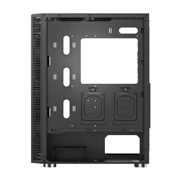 Montech X3 Mesh, 6 Fans - 3x 140mm & 3x 120mm Fixed RGB Lighting Fans, ATX Mid-Tower PC Gaming Case, USB3.0, Door Open Tempered Glass Side Panel, High Airflow - Image 3
