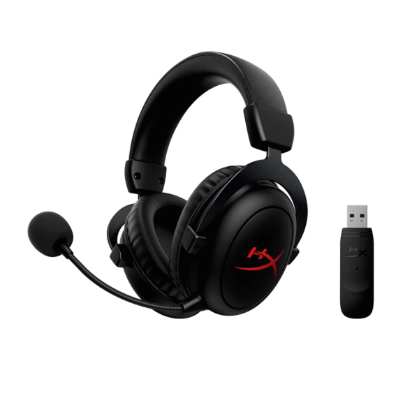 HyperX Cloud Core – Wireless Gaming Headset | DTS Headphone:X | 20+ Hour Battery | Memory Foam Comfort | Noise-Canceling Mic - Image 2