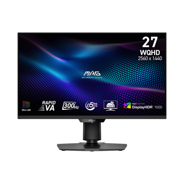 MSI MAG 274QPF X30MV – 27" QHD 300Hz Mini LED Rapid VA Gaming Monitor
