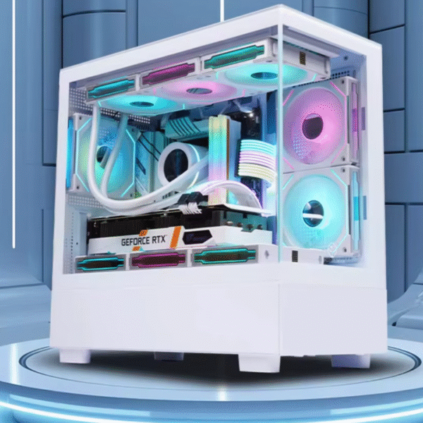 SNOWMAN CS050 Gaming Tempered Glass M-ATX Case - Image 2