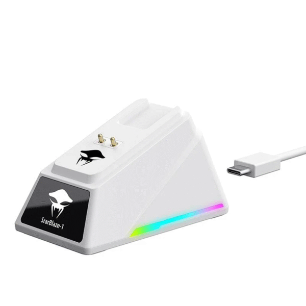 HAVIT StarBlaze-1 Tri-Mode Gaming Mouse – 26000 DPI | RGB Charging Dock | Wired + 2.4GHz + Bluetooth V5.0 - Image 2