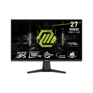 MSI MAG 275QF Gaming Monitor – 27” 2K WQHD Rapid IPS | 180Hz | 0.5ms | AdaptiveSync