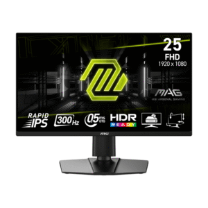 MSI MAG 255XF – 25" FHD, 300Hz, 0.5ms, Rapid IPS, Adaptive Sync Esports Gaming Monitor