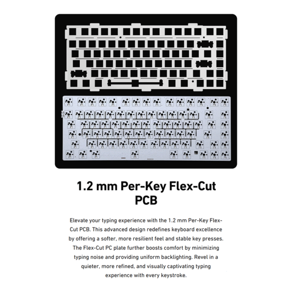 MCHOSE G75 Pro – Tri-Mode Gasket Structure Mechanical Gaming Keyboard - Image 4