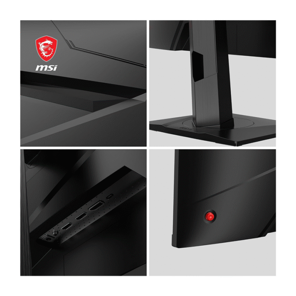 MSI G274QPX 27" Gaming Monitor – QHD 2560x1440, Rapid IPS, 1ms, 240Hz, G-Sync Compatible, HDR 400, Adjustable Stand, HDMI & DisplayPort, Black - Image 4