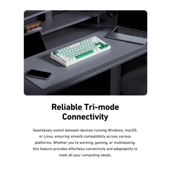 MCHOSE G75 Pro – Tri-Mode Gasket Structure Mechanical Gaming Keyboard - Image 6