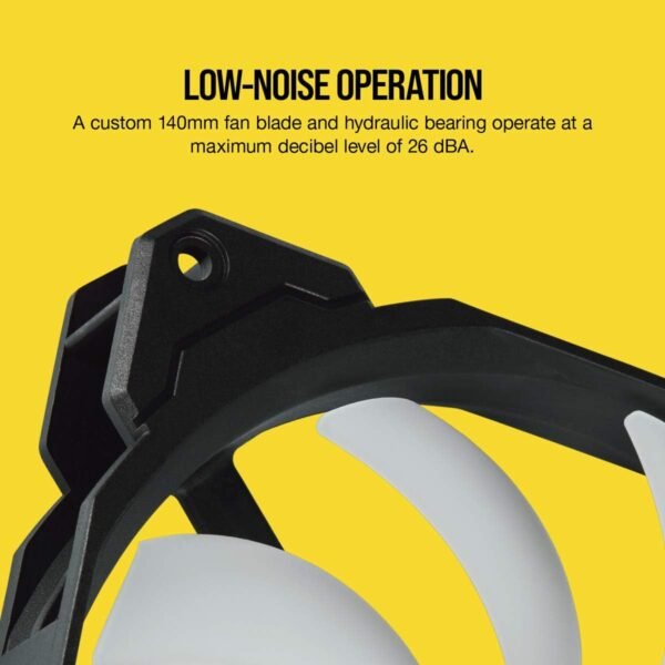 Corsair iCUE SP140 RGB Pro Performance 140mm Fan, Single Pack - Image 4