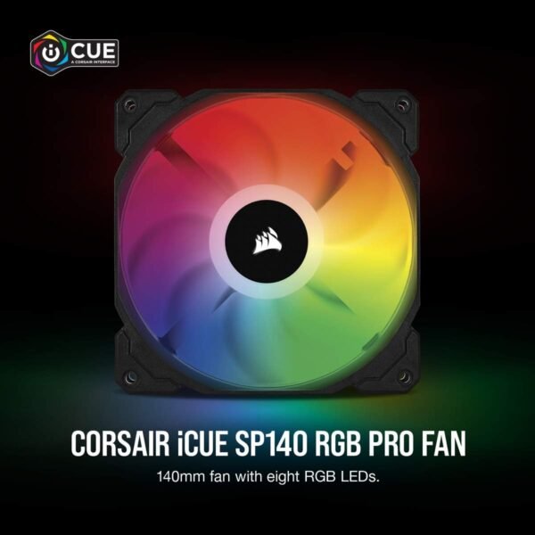 Corsair iCUE SP140 RGB Pro Performance 140mm Fan, Single Pack - Image 8