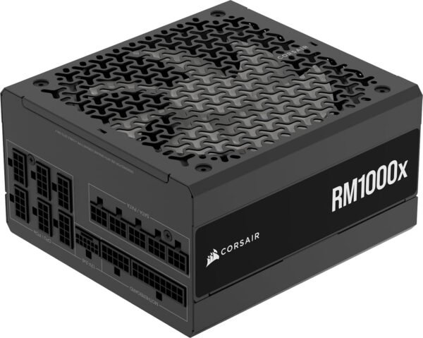 CORSAIR RM1000x Fully Modular Low-Noise ATX Power Supply – ATX 3.1 Compliant – PCIe 5.1 Support – Cybenetics Gold Efficiency – Native 12V-2x6 Connector – Black - Image 5