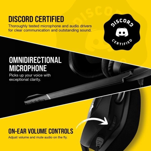 Corsair VOID ELITE RGB USB Gaming Headset (7.1 Surround Sound, Optimised Omnidirection Microphone, Customisable RGB Lighting, Microfibre Mesh Fabric Earpads, Aluminium Construction) - Black - Image 7