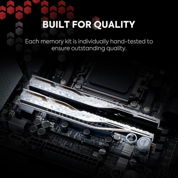  G.SKILL DDR5 8000MHZ 32GB (2X16GB) AMD EXPO TRIDENT Z5 ROYAL NEO - Image 3
