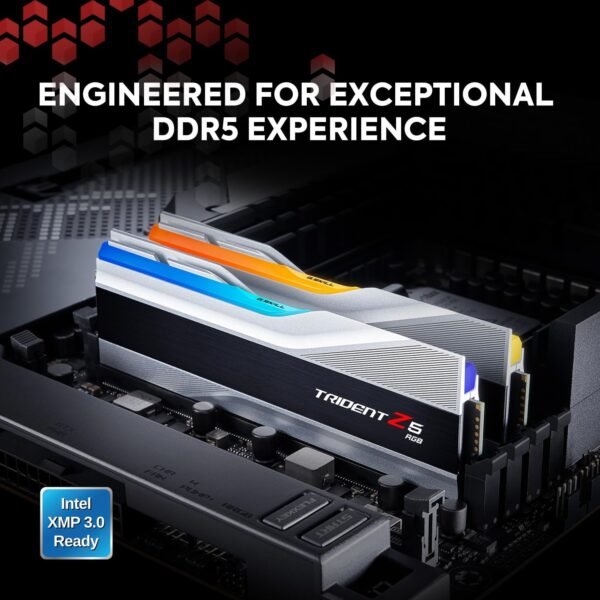  G.SKILL DDR5 5600MHZ 64GB (2X32GB) Trident Z5 RGB Intel XMP - Image 6