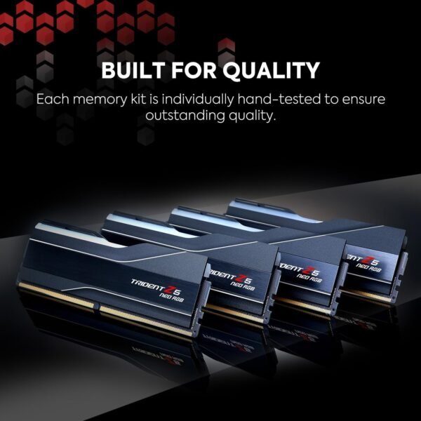  G.SKILL DDR5 8000MHZ 32GB (2X16GB) TRIDENT Z5 NEO RGB AMD EXPO - Image 5