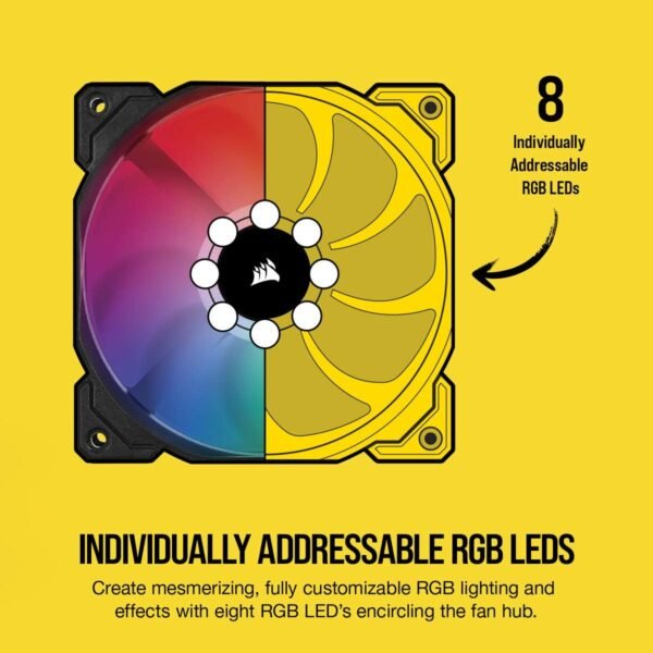 Corsair iCUE SP140 RGB Pro Performance 140mm Fan, Single Pack - Image 7