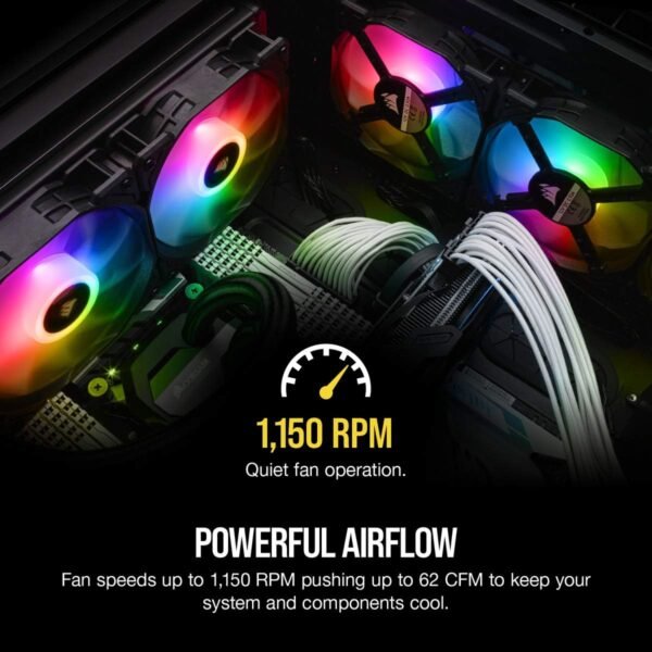Corsair iCUE SP140 RGB Pro Performance 140mm Fan, Single Pack - Image 5