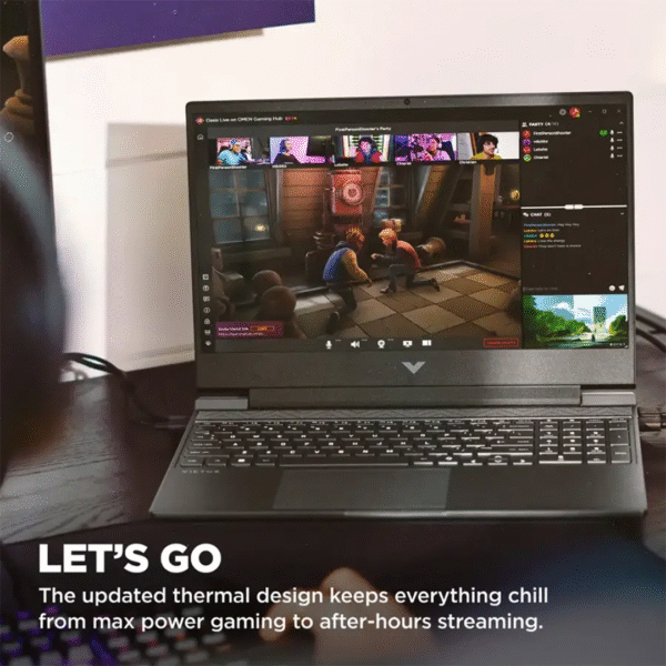 HP Victus 15-fa2013dx Gaming Laptop – i5-13420H | 8GB RAM | 512GB SSD | RTX 3050 | 15.6" FHD 144Hz - Image 8