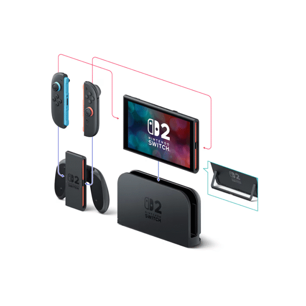 Nintendo Switch 2 Console (2025) – 7.9" HDR10 120Hz Display, 12GB RAM, 256GB Storage, Joy-Con 2 Controllers - Image 7