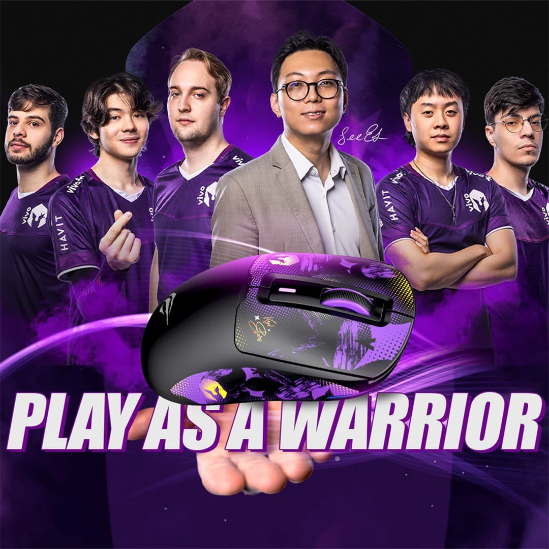 HAVIT RGB Tri-Mode Gaming Mouse Wireless MS969WB x VKS – 16000 DPI | Wired + 2.4GHz + Bluetooth V5.0 - Image 7