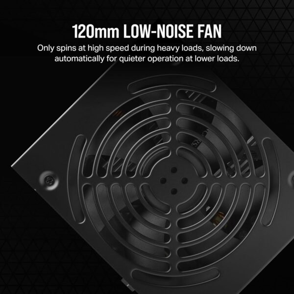 CORSAIR CX750 80 PLUS Bronze Non Modular Low-Noise ATX 750 Watt Power Supply - UK - Black - Image 3