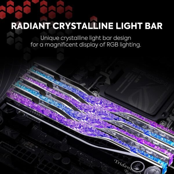  G.SKILL DDR5 8000MHZ 32GB (2X16GB) AMD EXPO TRIDENT Z5 ROYAL NEO - Image 5