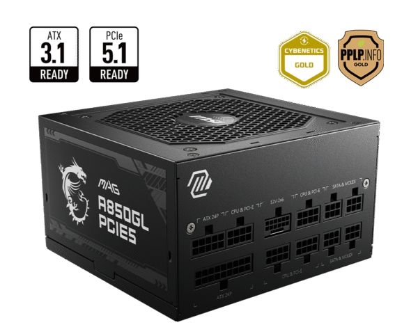Powered By MSI Advanced-RYZEN 7 7700,ANTEC SYMPHONY 360MM COOLER ARGB,MSI PRO B850-P WIFI DDR5 AMD MOTHERBOARD,MSI GeForce RTX 4070 SUPER 12G VENTUS 2X OC,MSI Spatium M560 PCIe 5.0 NVMe M.2 1TB,MSI MAG A850GL PCIE5 850W 80 Plus PSU,XPG LANCER 32GB RAM DDR5 6000MHZ,GAMEON EMPERROR III BLACK CASE 7 FANS - Image 3