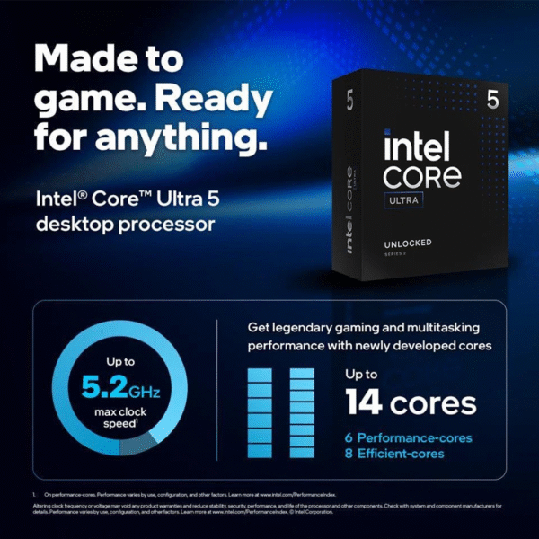 GIGABYTE Z890M A ELITE WF7 ICE + Intel Ultra 5 265K Combo – DDR5 – PCIe 5.0 – Wi-Fi 7 – LGA 1851 – Future-Ready Performance - Image 9