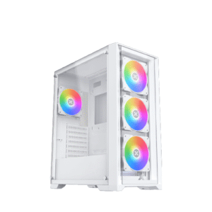 Xigmatek Quantum Arctic Mid Tower EATX PC Case - White