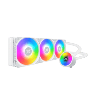 XIGMATEK Liquid Killer X Arctic 360 (AIO Liquid Cooler, New X logo ARGB Pump Head, 3x120mm ARGB Fan, Plastic Steel Backpanel)