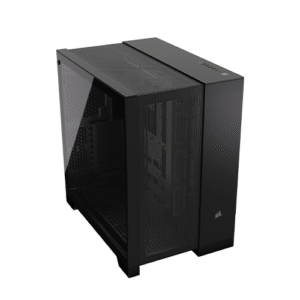 CORSAIR 6500D AIRFLOW Mid-Tower ATX Dual Chamber PC Case – Tempered Glass – Reverse Connection Motherboard Compatible – No Fans Included