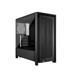 CORSAIR 4000D Frame Modular Mid-Tower ATX PC Case – High Airflow, InfiniRail™ Fan Mounting System, Dual 360mm Radiator Support, ASUS BTF, MSI Project Zero, Gigabyte Project Stealth – Black