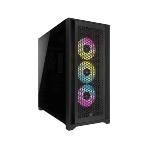 Corsair 5000D Airflow Mid-Tower Case - 3 RGB Fans - Lighting Controller - High-Airflow Design - RapidRoute Cable Management