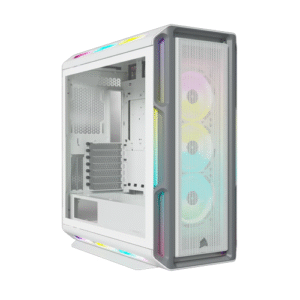 Corsair iCUE 5000T RGB Mid-Tower ATX PC Case-208 Individually Addressable RGB LEDs-Fits Multiple 360mm Radiators-Easy Cable Management-3 Included Corsair LL120 RGB Fans