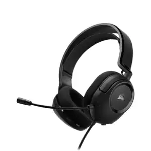 Corsair HS35 v2 Multiplatform Wired Gaming Headset – Flexible Omni-Directional Microphone – Universal 3.5mm Connection – PC, Mac, PS5, PS4, Xbox, Nintendo Switch, Mobile – Carbon