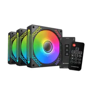 XIGMATEK Starz Pro (3PCS M20A Fans, ARGB MB SYBC Control Box & Remote Controller, Color Box)