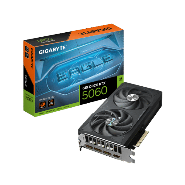 GIGABYTE GeForce RTX 5060 Eagle OC 8G Graphics Card, 8GB 128-bit GDDR7, PCIe 5.0, WINDFORCE Cooling System, GV-N5060EAGLE OC-8GD Video Card - Image 2