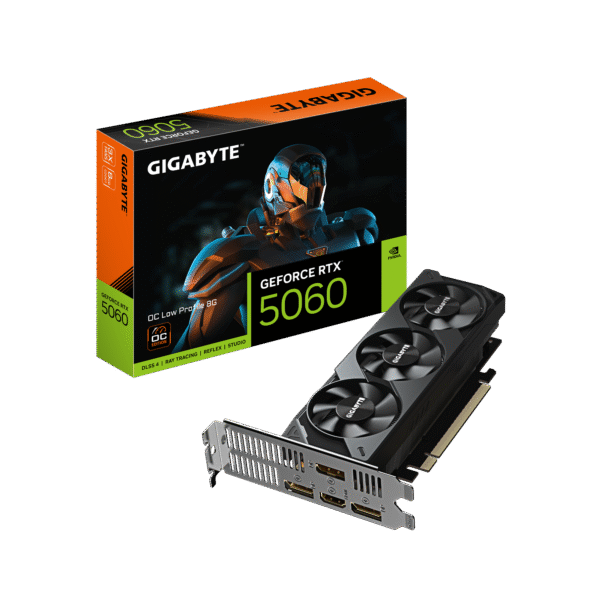 GIGABYTE GeForce RTX 5060 OC Low Profile 8G Graphics Card, 8GB 128-bit GDDR7, PCIe 5.0, Supports up to 4 displays, GV-N5060OC-8GL Video Card - Image 2