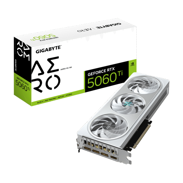 GIGABYTE GeForce RTX 5060 Ti AERO OC 8G Graphics Card, 8GB 128-bit GDDR7, PCIe 5.0, WINDFORCE Cooling System, GV-N506TAERO OC-8GD Video Card - Image 3