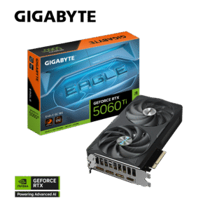 GIGABYTE GeForce RTX 5060 Ti Eagle OC 16G Graphics Card, 16GB 128-bit GDDR7, PCIe 5.0, WINDFORCE Cooling System, GV-N506TEAGLE OC-16GD Video Card