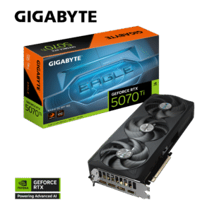 GIGABYTE GeForce RTX 5070 Ti Eagle OC SFF 16G Graphics Card, 16GB 256-bit GDDR7, PCIe 5.0, WINDFORCE Cooling System, GV-N507TEAGLE OC-16GD Video Card