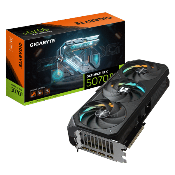 GIGABYTE GeForce RTX 5070 Ti Gaming OC 16G Graphics Card, 16GB 256-bit GDDR7, PCIe 5.0, WINDFORCE Cooling System, GV-N507TGAMING OC-16GD Video Card - Image 3