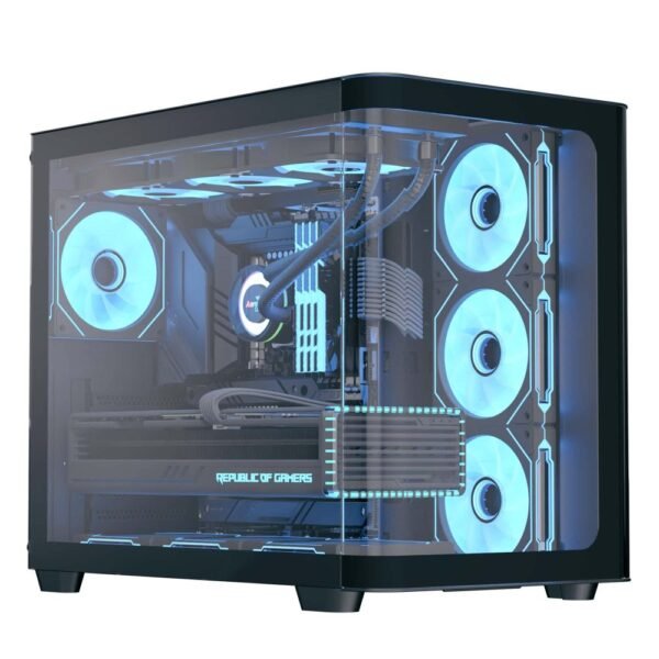 Powered By MSI Advanced-I5-14400F,ANTEC SYMPHONY 360MM COOLER ARGB,MSI PRO B760M-P DDR5 MOTHERBOARD,XPG LANCER 32GB RAM DDR5 6000MHZ,MSI SPATIUM M450 1 TB NVME M.2 SSD,MSI GeForce RTX 5060 8G Shadow 2X OC VGA,MSI 750W POWER SUPPLY,AEROCOOL P500C CASE 4 FANSanced- - Image 9