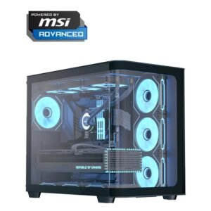 Powered By MSI Advanced-I5-14400F,ANTEC SYMPHONY 360MM COOLER ARGB,MSI PRO B760M-P DDR5 MOTHERBOARD,XPG LANCER 32GB RAM DDR5 6000MHZ,MSI SPATIUM M450 1 TB NVME M.2 SSD,MSI GeForce RTX 5060 8G Shadow 2X OC VGA,MSI 750W POWER SUPPLY,AEROCOOL P500C CASE 4 FANSanced-