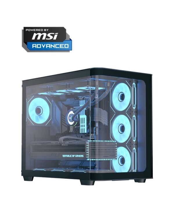 Powered By MSI Advanced-I5-14400F,ANTEC SYMPHONY 360MM COOLER ARGB,MSI PRO B760M-P DDR5 MOTHERBOARD,XPG LANCER 32GB RAM DDR5 6000MHZ,MSI SPATIUM M450 1 TB NVME M.2 SSD,MSI GeForce RTX 5060 8G Shadow 2X OC VGA,MSI 750W POWER SUPPLY,AEROCOOL P500C CASE 4 FANSanced-