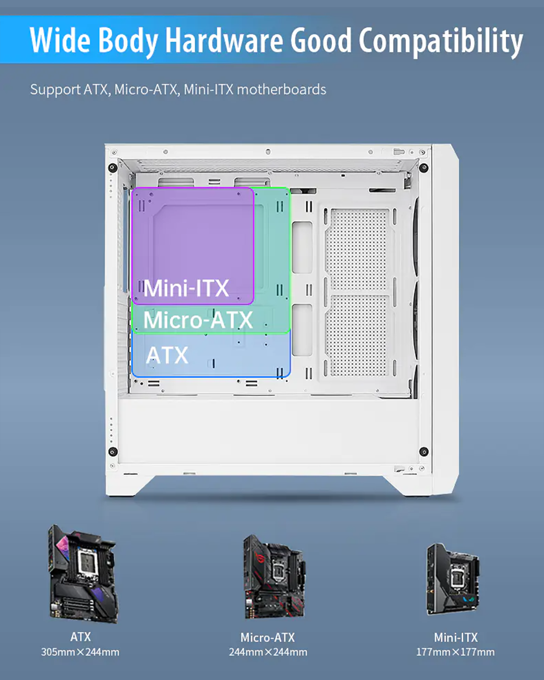 Huntkey GX750A Predator ATX Gaming Chassis – 4 Fans - Image 10
