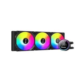 Huntkey GX360R Blacktip Shark | 360mm Liquid Cooler with Smart Digital ARGB
