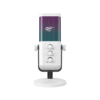 Havit GK65 USB Portable RGB Wired Microphone (USB‑C) – Cardioid Condenser, 192 kHz/24‑bit, RGB Lighting, Plug‑and‑Play – Black