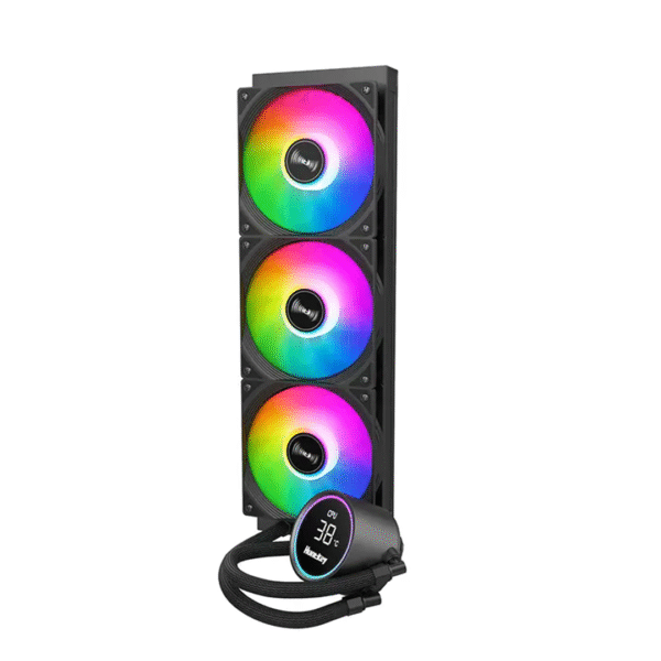 Huntkey GX360R Blacktip Shark | 360mm Liquid Cooler with Smart Digital ARGB - Image 3