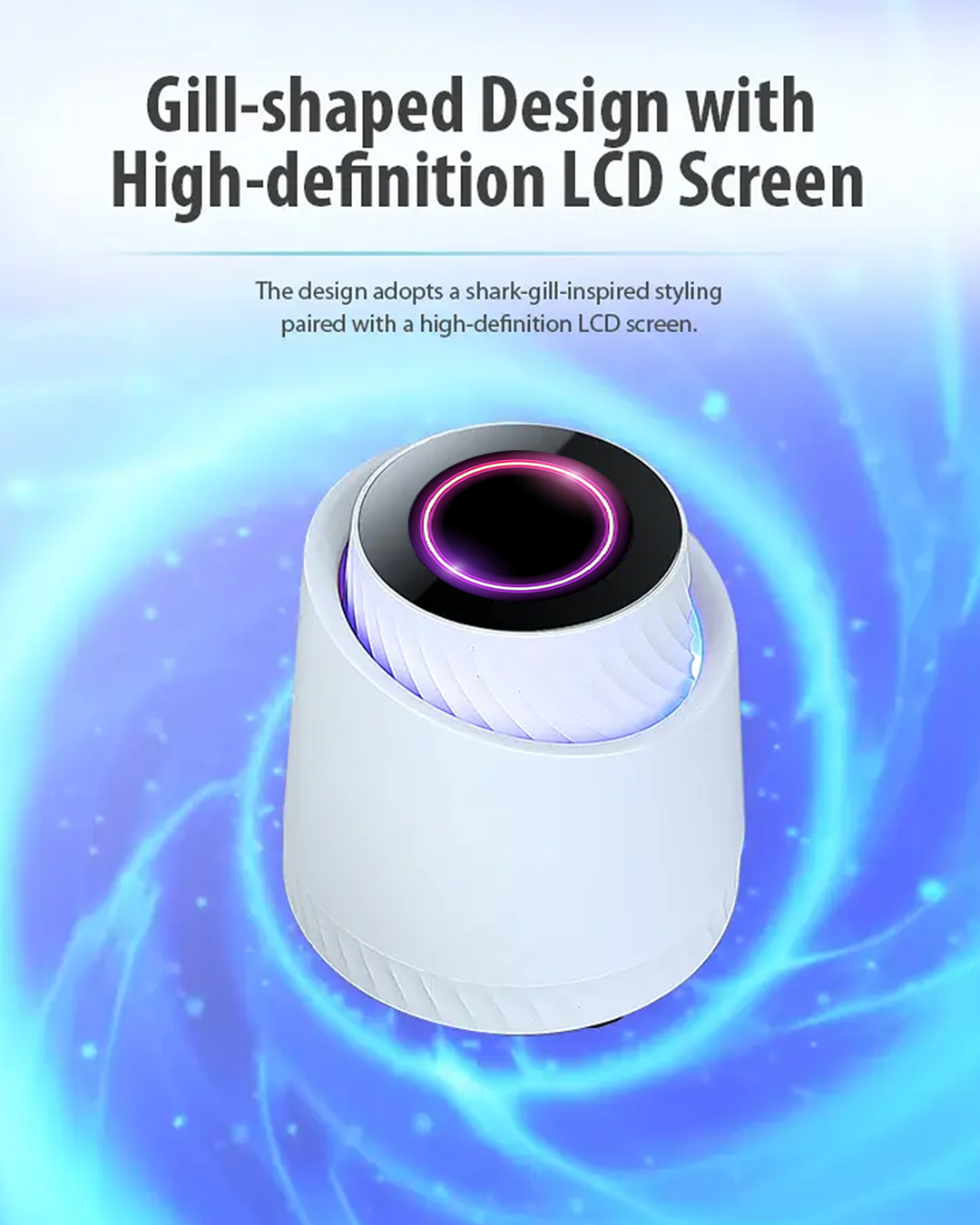 Huntkey GX360R Atlas Shark | 360mm Liquid Cooler with LCD Display & Smart ARGB Sync - Image 5