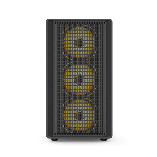 HUNTKEY G63 Halberd M-ATX Gaming Case – Compact Design | 4 Pre-installed Fans | Tempered Glass Panel | ARGB Ready - Image 6